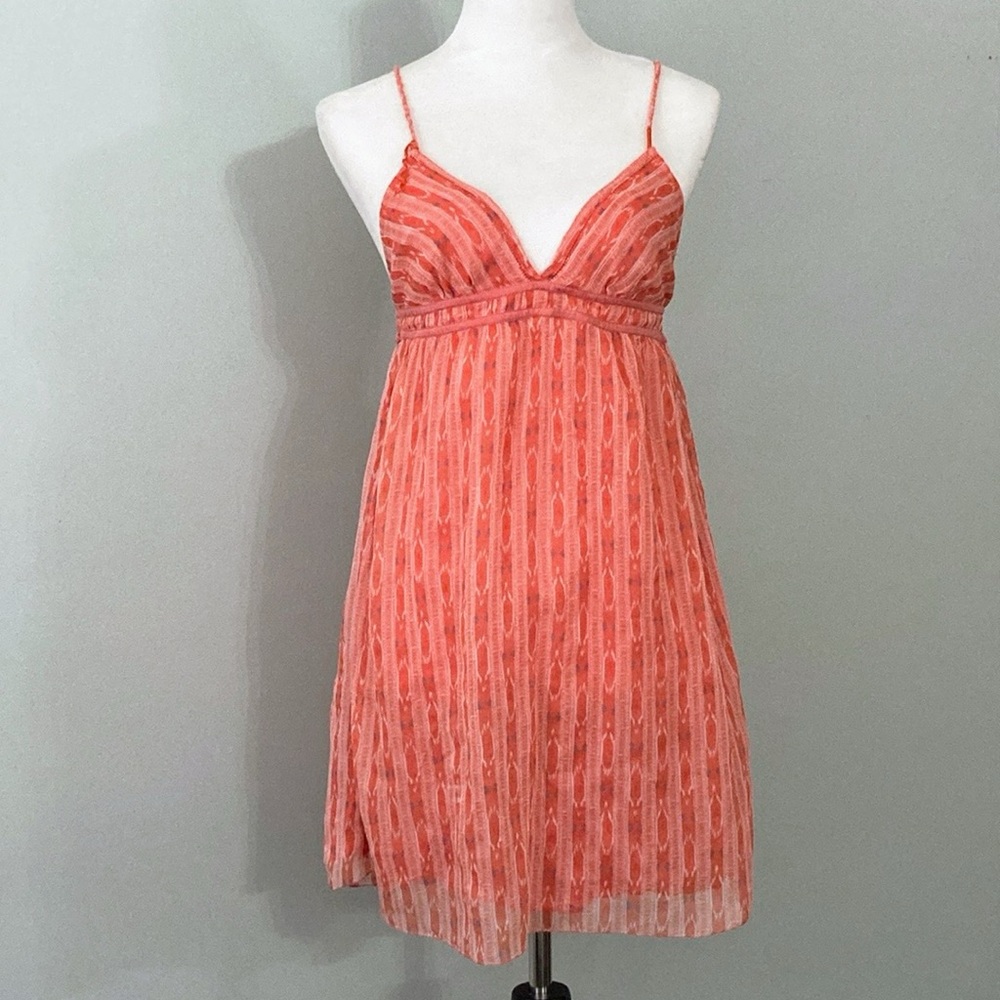 AERIE Boho Strappy Coral Sundress